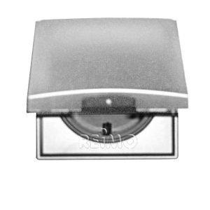 Presa Berker Integro - 230V Schuko - Cromato opaco